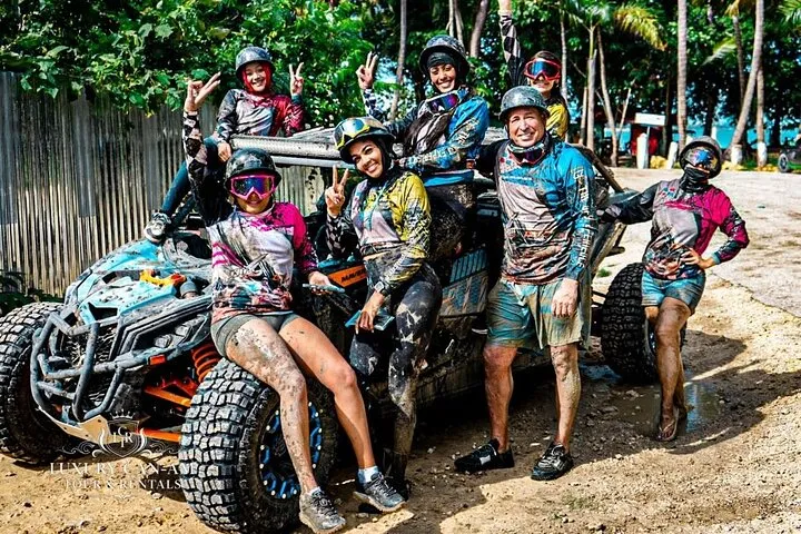 Can-Am buggy on trail