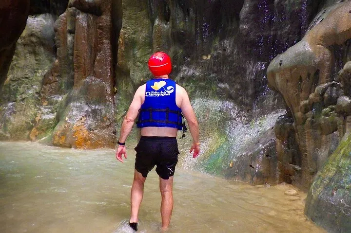 Group enjoying the waterfalls