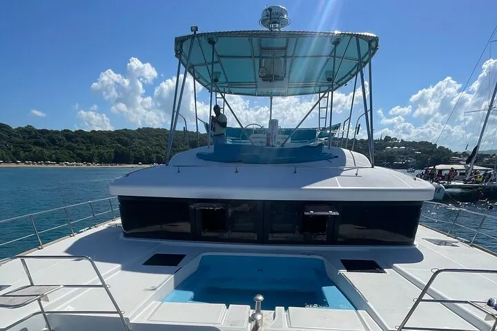 BBQ lunch service on board