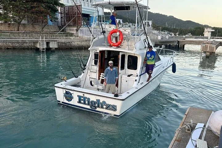 Deep sea fishing action